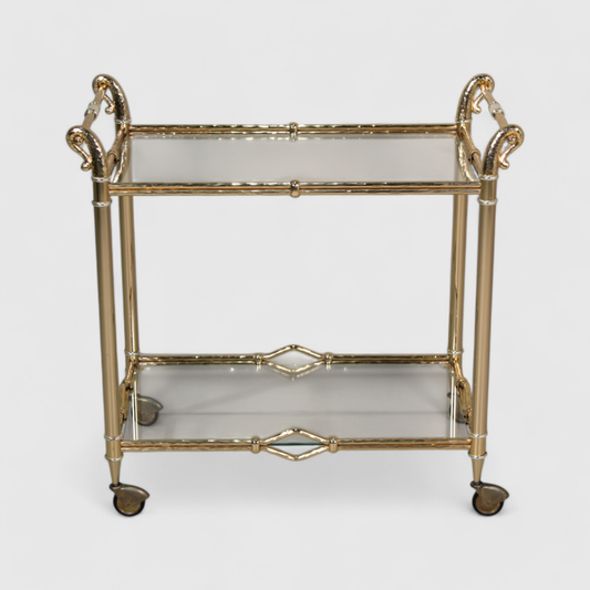 Vintage barcart, serveerwagen