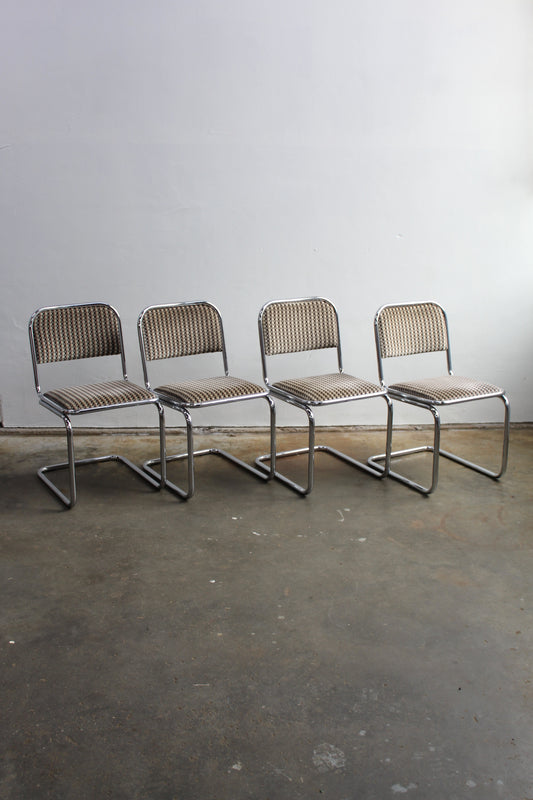 4x eetkamerstoelen Jaren '70, Space Age