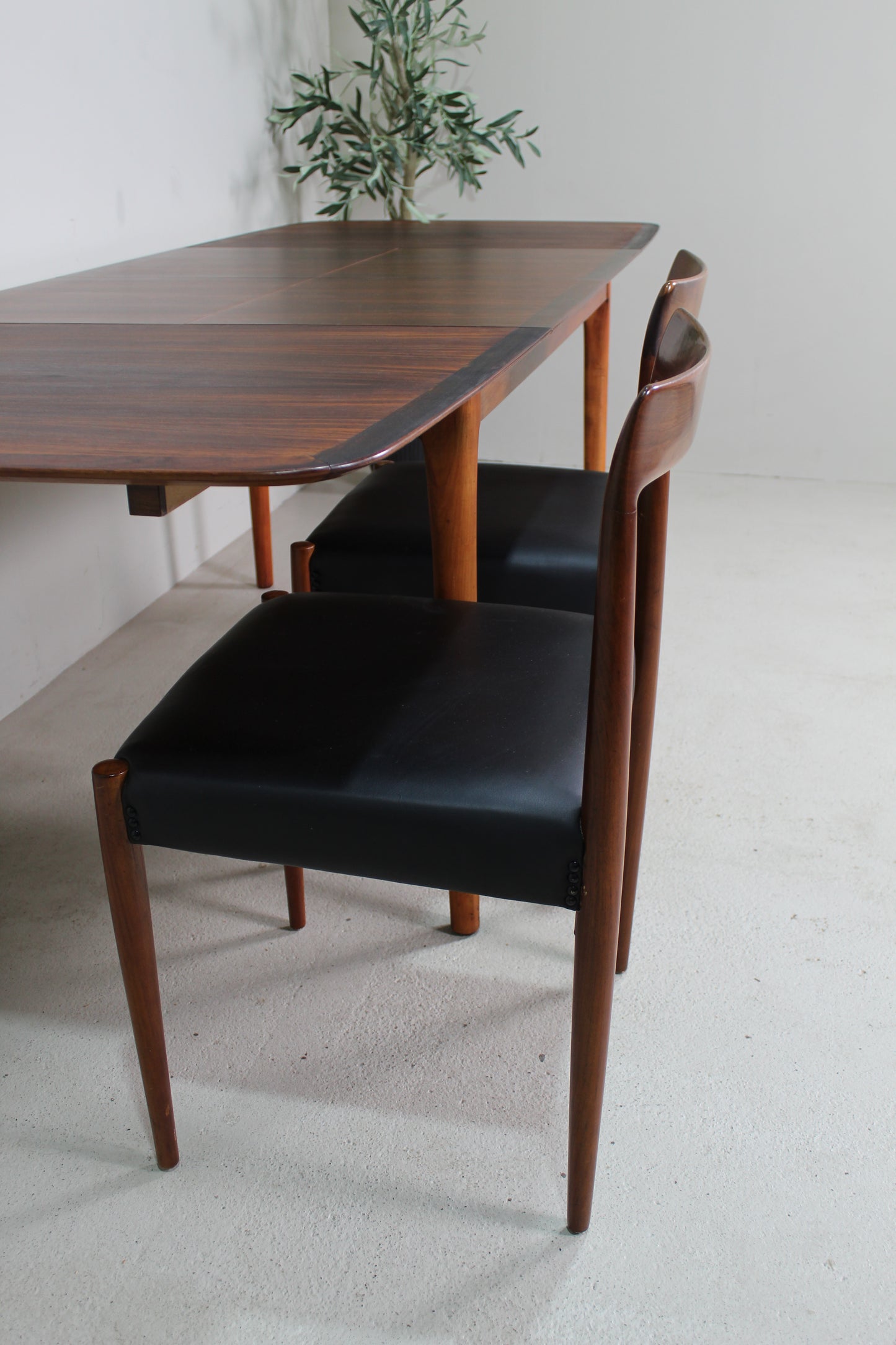 Vintage design uitschuifbare eettafel