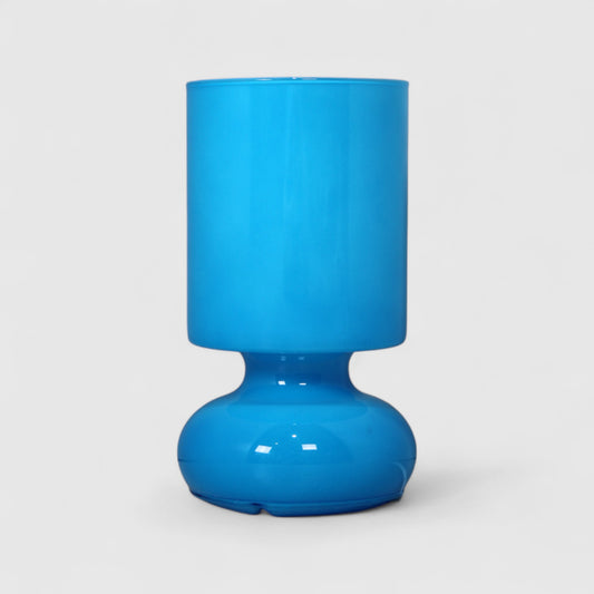 Vintage IKEA Lykta tafellamp blauw