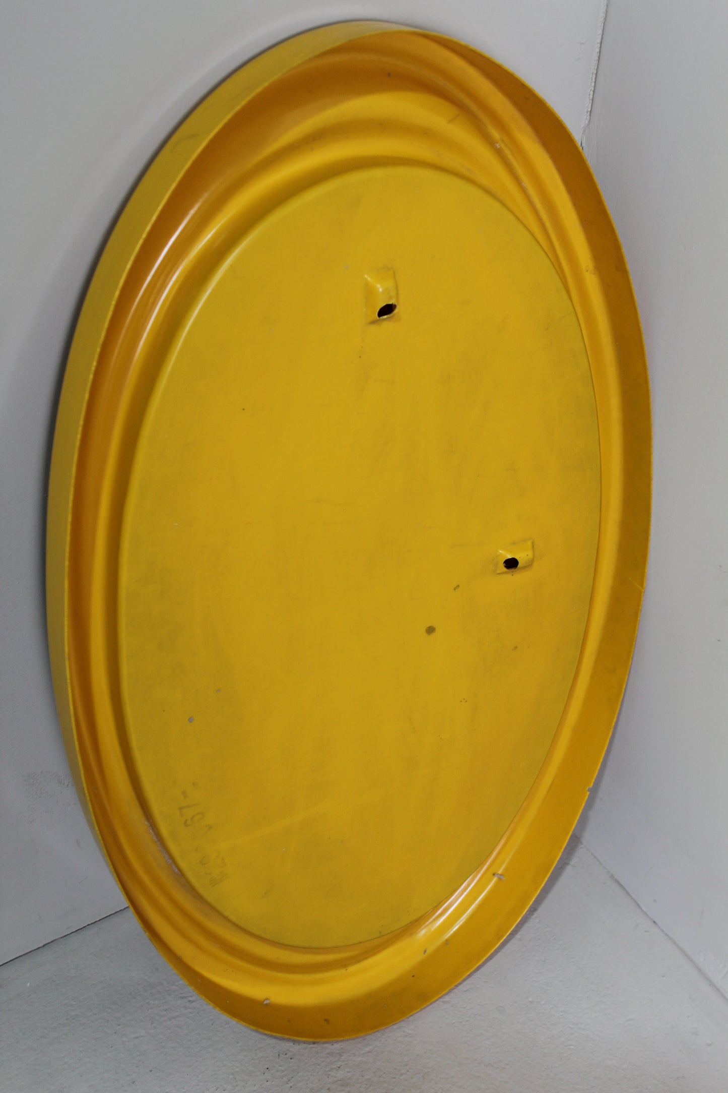 Vintage gele spiegel jaren '70