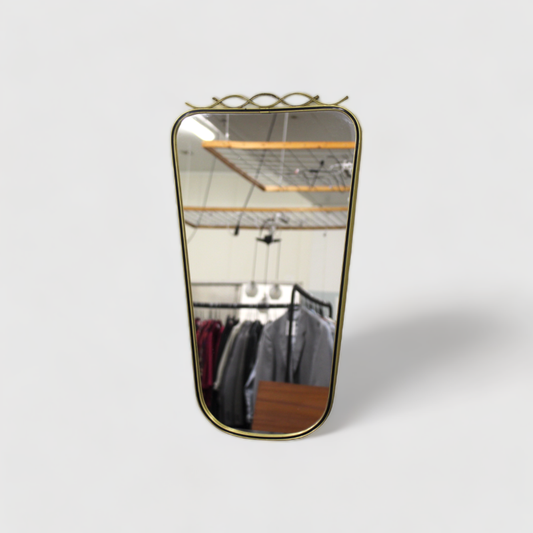 Vintage Spiegel - gold, 60er | 00820