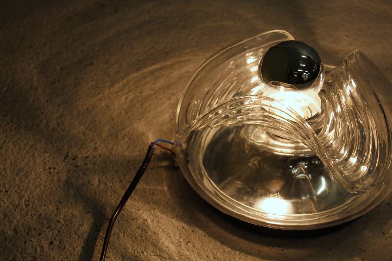 Vintage Design Wandleuchte, Deckenleuchte Peill &amp; Putzler Wave - Space Age | 00795