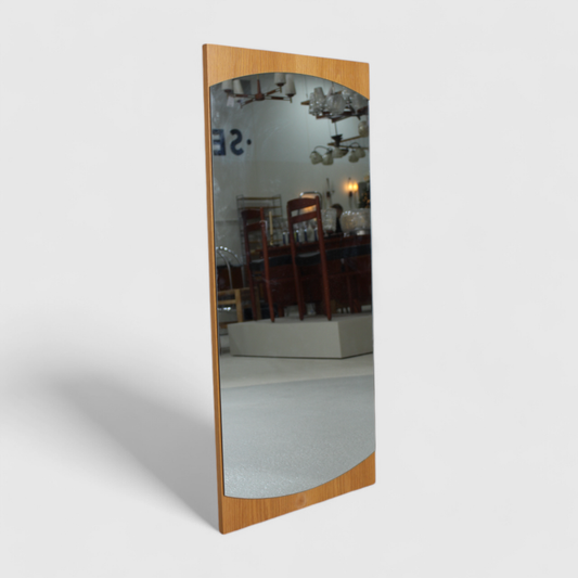 Vintage-Spiegel – Mitte des Jahrhunderts, Holz | 01385