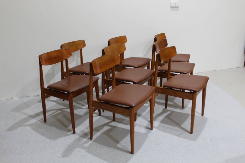 8x Vintage design eetkamerstoelen Casala - jaren '60 | 00888