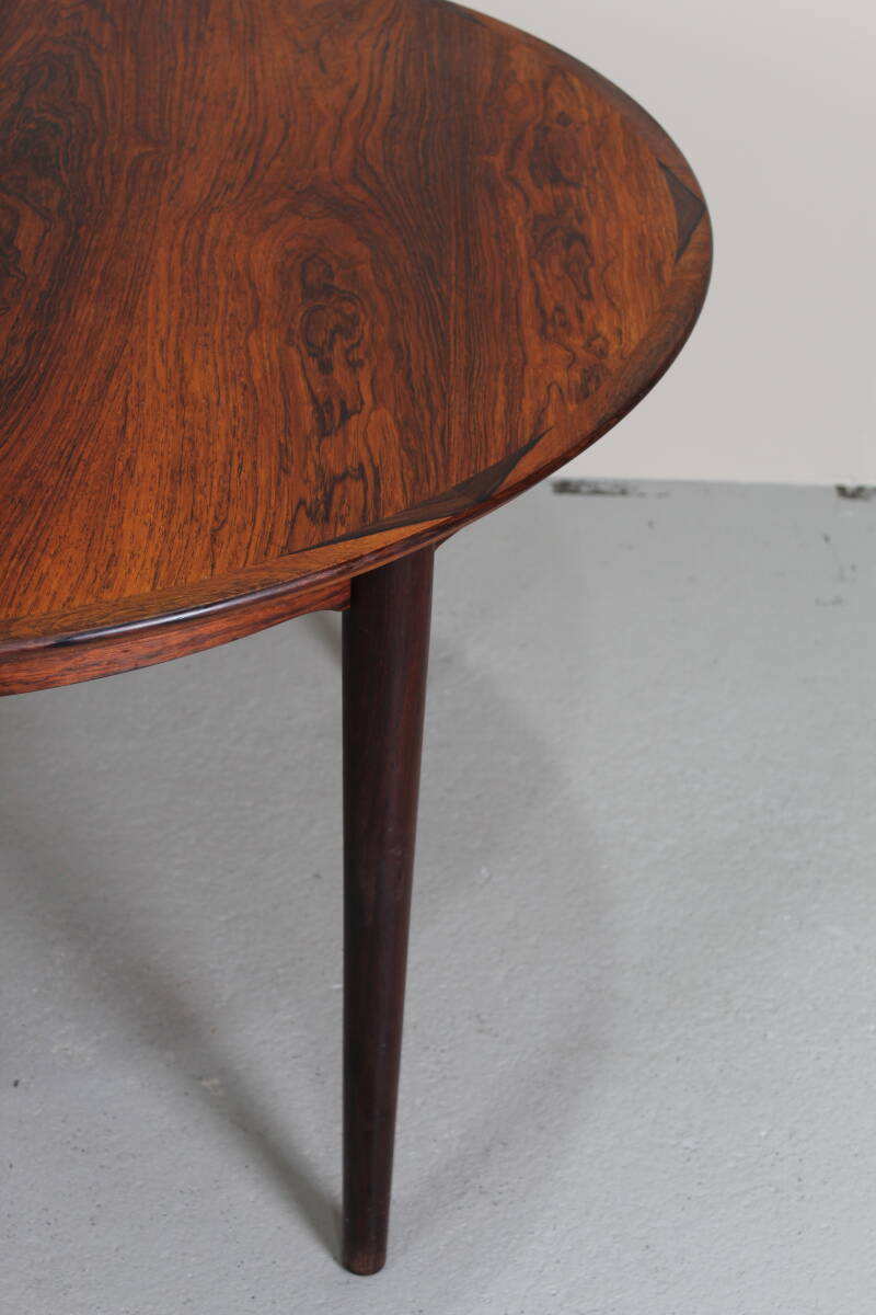 Vintage design uitgeschuifbare ronde eettafel - Arne Vodder voor Sibast | 01277
