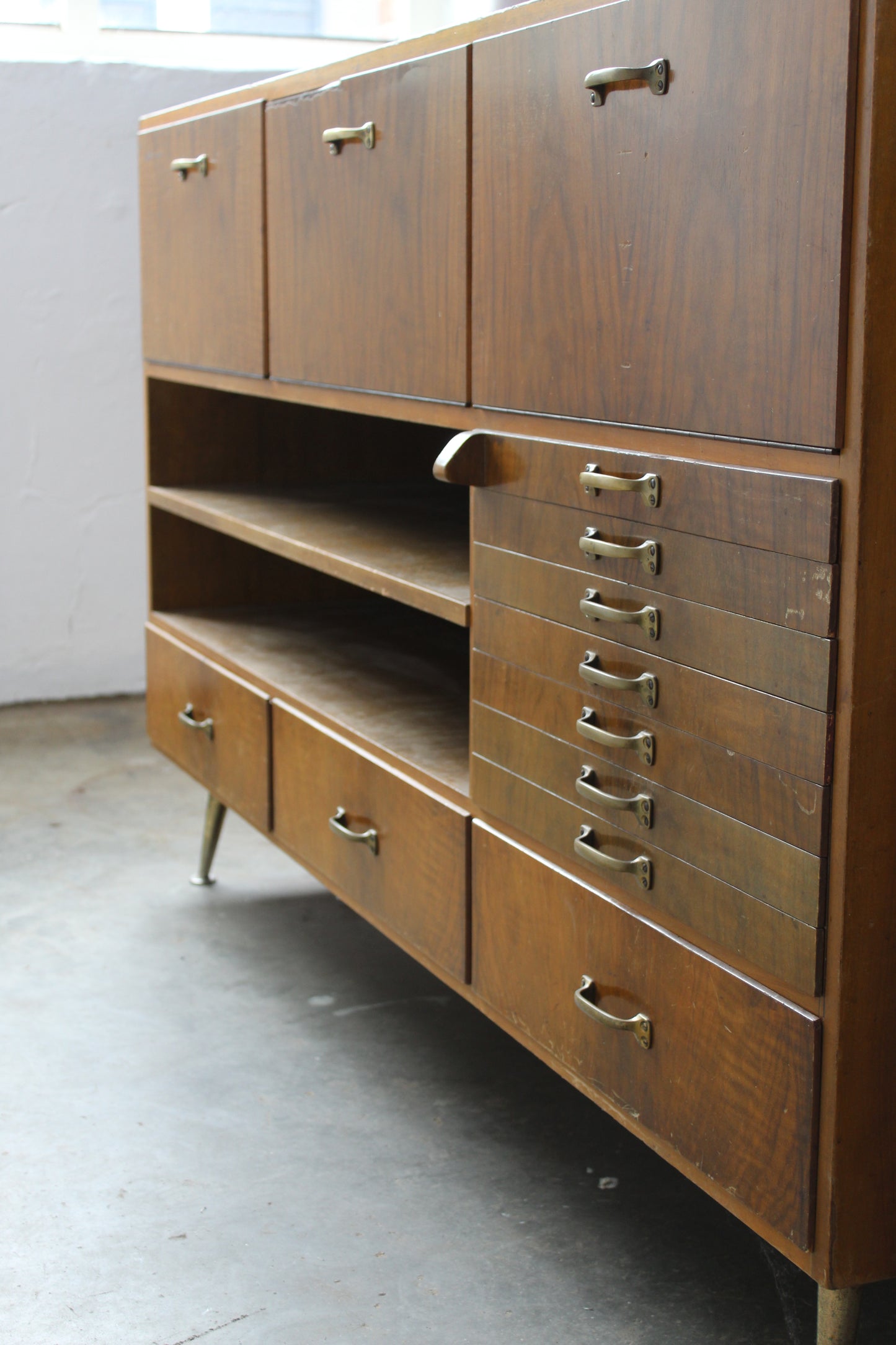 Mid century toonbank jaren '50