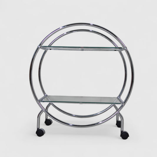 Vintage barcart, serveerwagen jaren '80