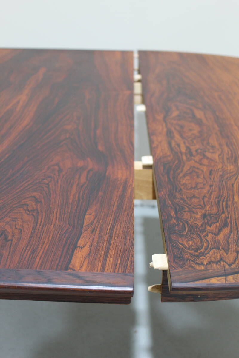 Vintage design uitgeschuifbare ronde eettafel - Arne Vodder voor Sibast | 01277
