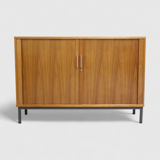 Vintage archiefkast, dressoir - schuifdeuren jaren '60 | 01262