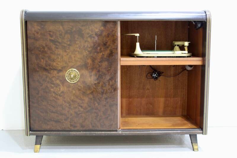 Vintage radiomeubel, drankkast, muziekkast - jaren '50 | 01238