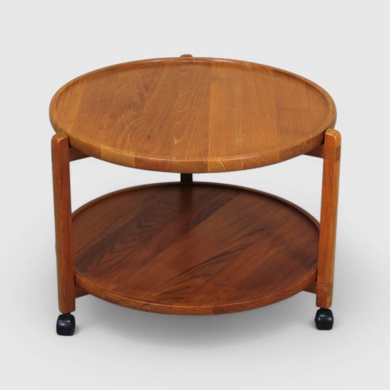 Vintage Deens Design serveerwagen - Massief teak, jaren '60 | 01536