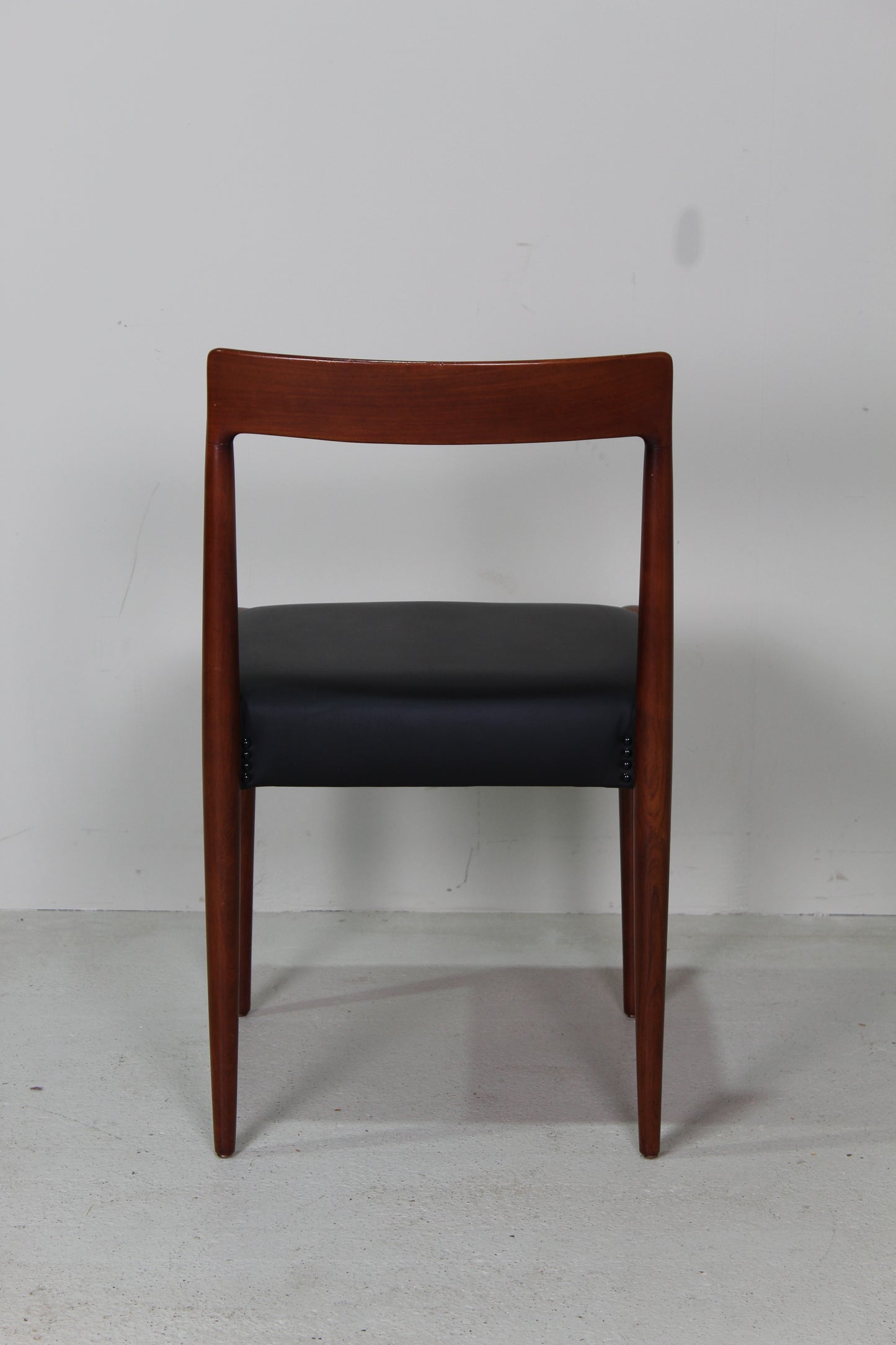 6x Vintage design eetkamerstoelen Lubke