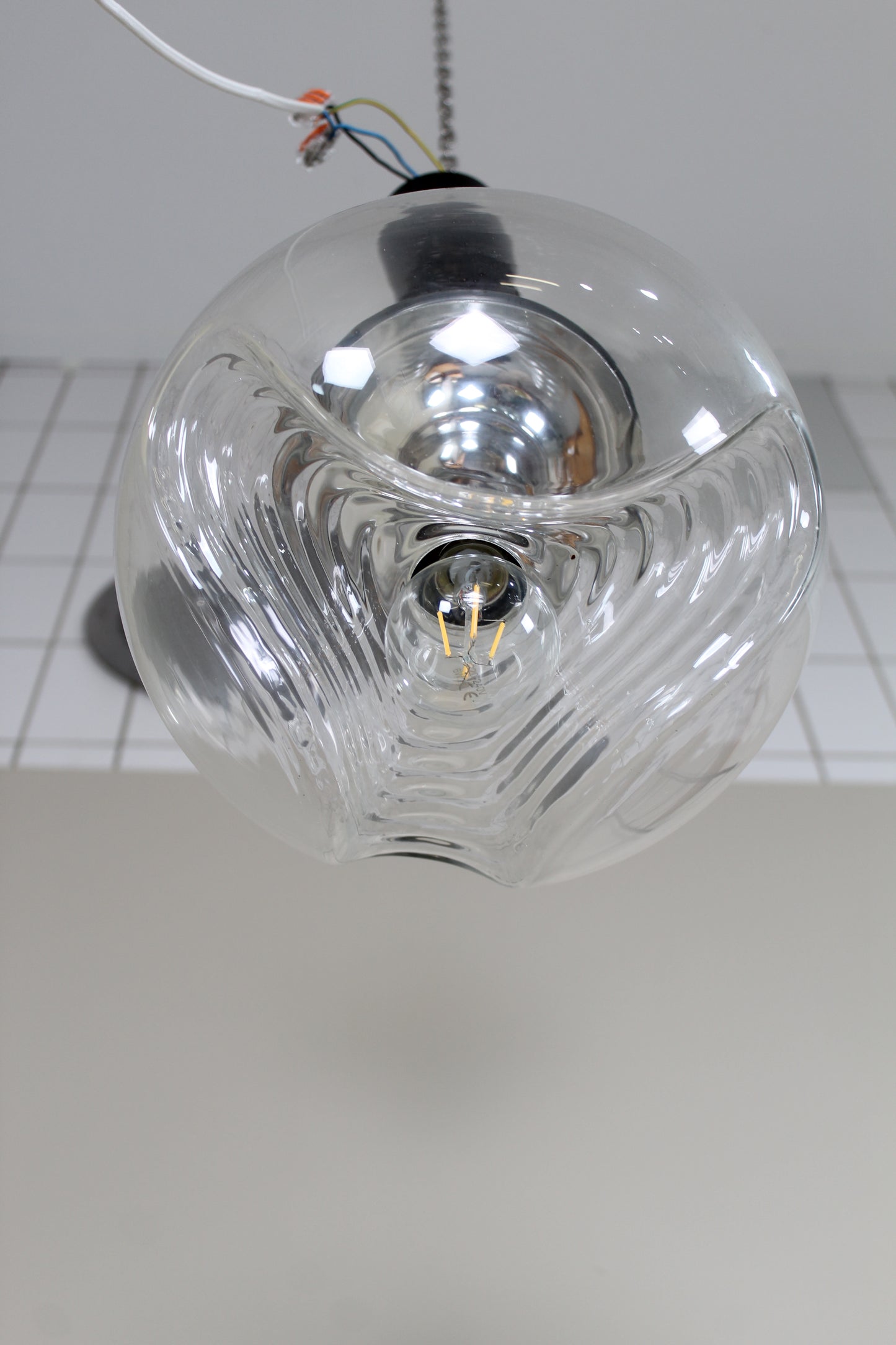 Vintage design hanglamp 'Wave'