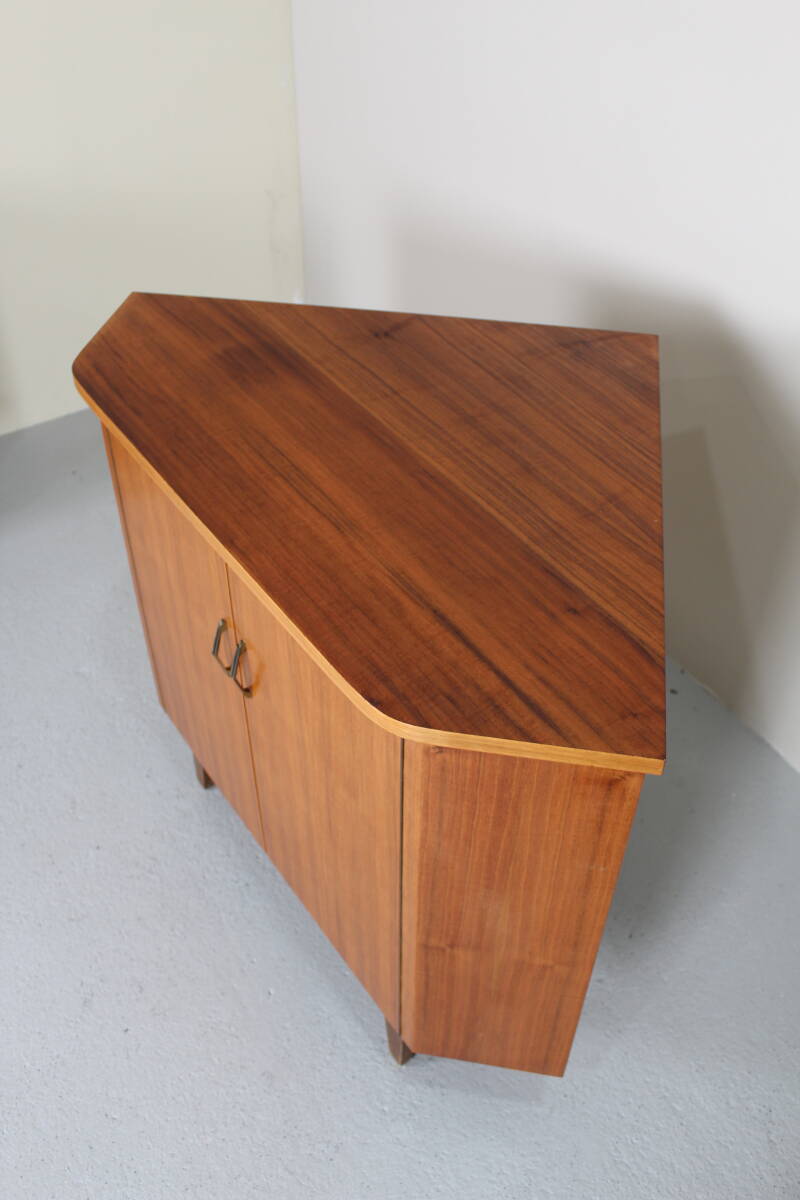 Vintage hoekkast, audiomeubel - jaren '60 | 01384