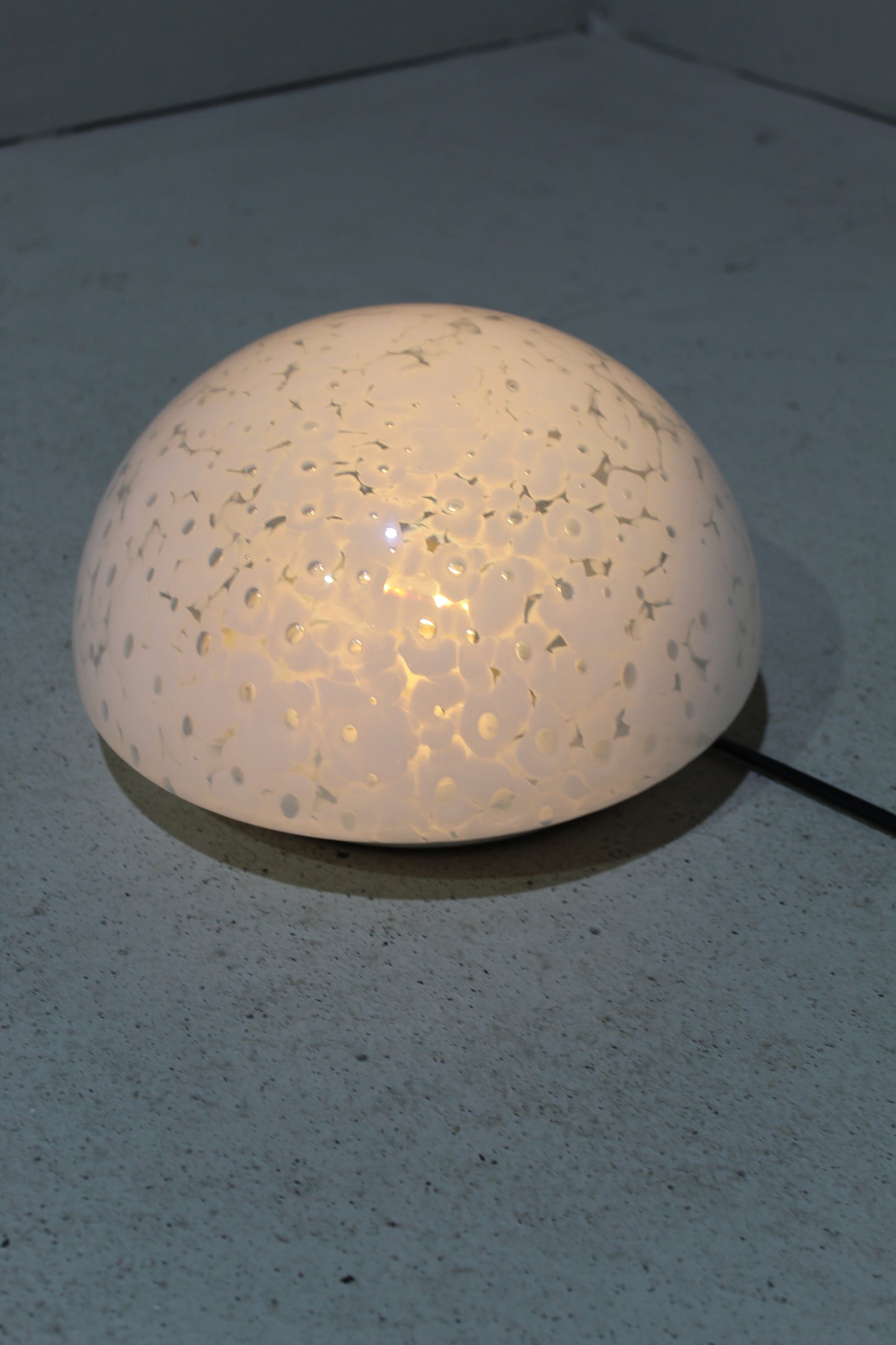 Vintage wandlamp, plafondlamp Muranoglas