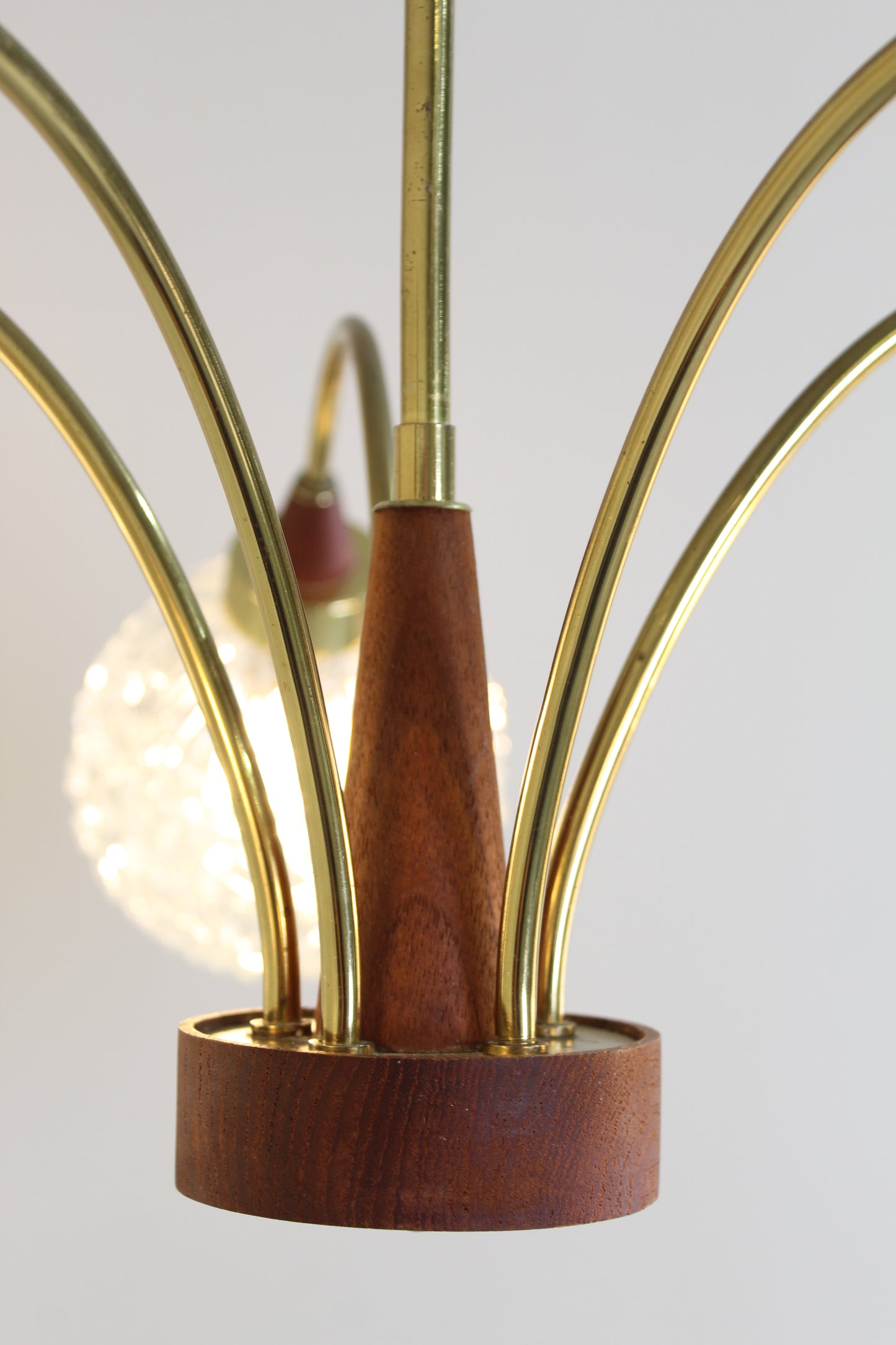 Vintage 5-armige plafondlamp