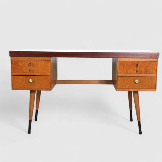 Vintage bureau - jaren '50, hout | 01472