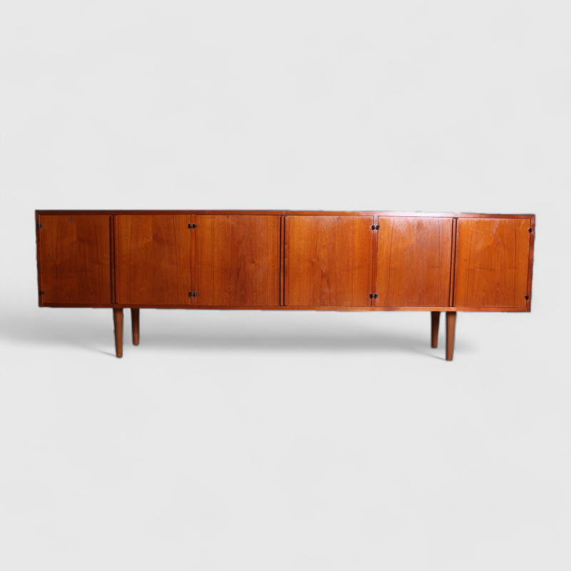 Vintage dressoir, sideboard - teak, scandinavisch jaren '60 | 01288
