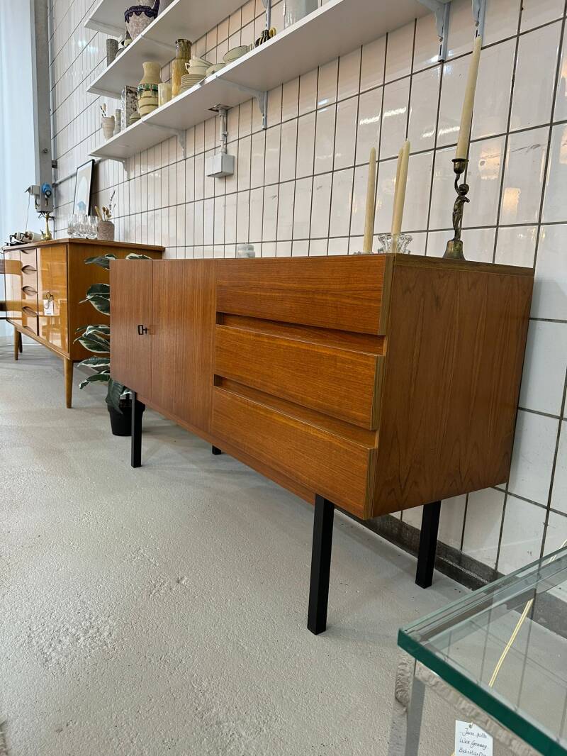 Vintage dressoir, sideboard - teak hout jaren '60, '70 | 01175