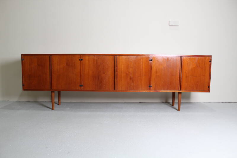 Vintage dressoir, sideboard - teak, scandinavisch jaren '60 | 01288