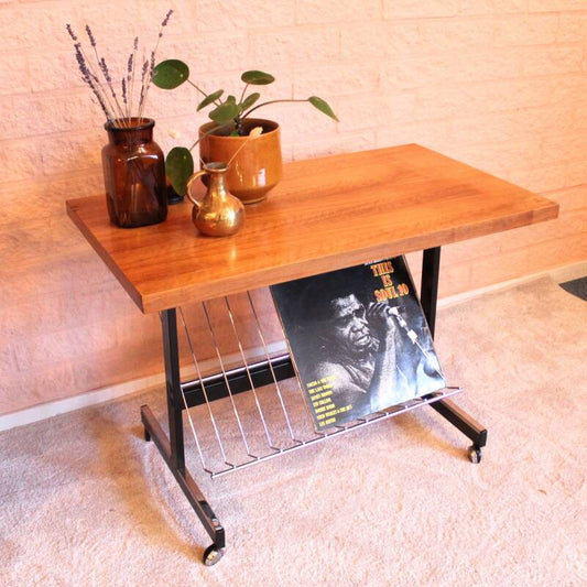 Vintage audiotafel, bijzettafel