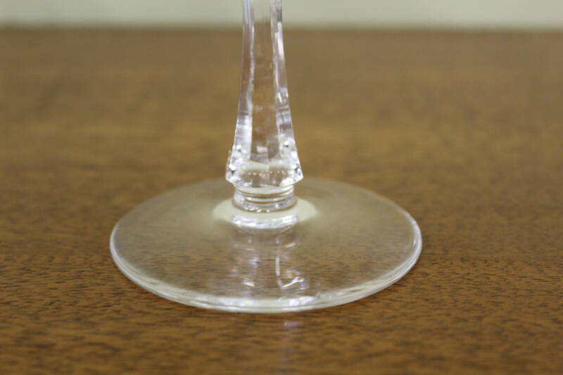 6x vintage kristallen champagnecoupes, cocktailglazen