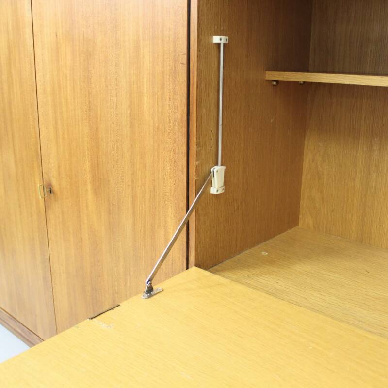 Vintage highboard, sideboard, filing cabinet Bartels Werke design - Teak wood, 1960s