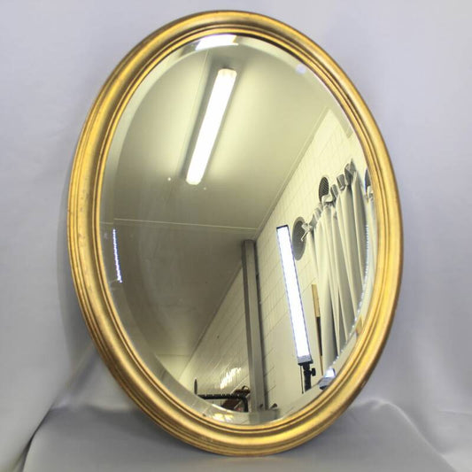 Ovaler Vintage-Spiegel - Gold