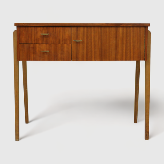 Vintage dressoir, bureau naaikast - jaren '60, uitklapbaar