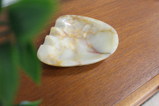 Vintage onyx ashtray, jewelry bowl