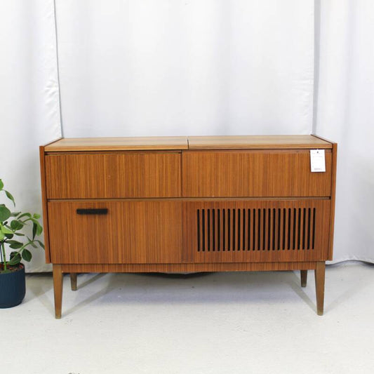 Vintage dressoir, radiokast, muziekmeubel