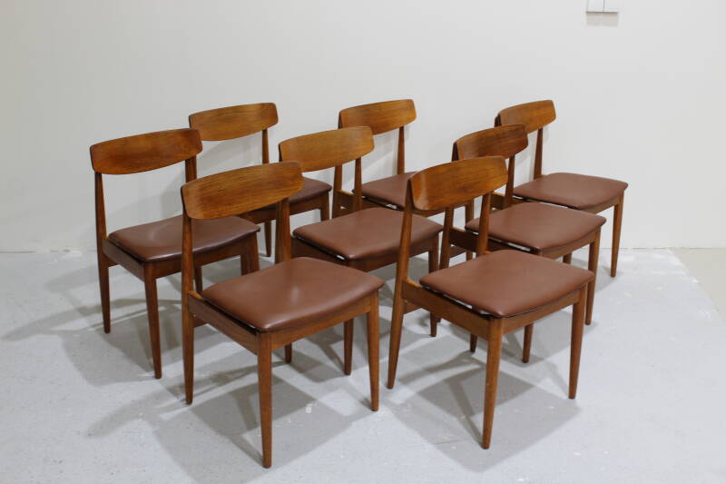 8x Vintage design eetkamerstoelen Casala - jaren '60 | 00888