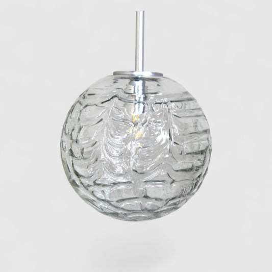 Vintage bollamp, globe - Doria, transparant