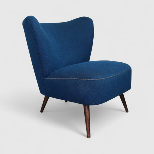 Vintage cocktailstoel - jaren '50, blauw