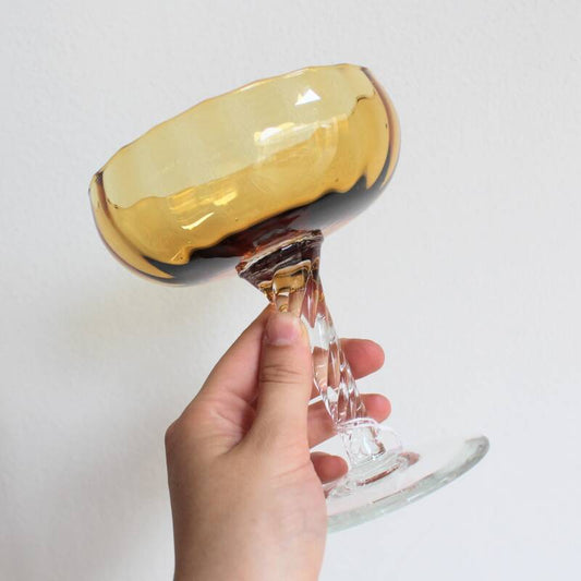 Vintage glas - amber