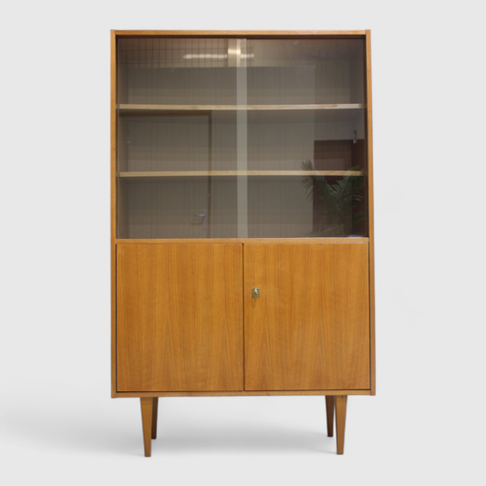 Vintage tall cabinet, display cabinet - 1960s | 01150