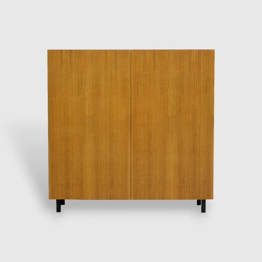 Vintage houten kast, dicht, jaren '70 | 01250