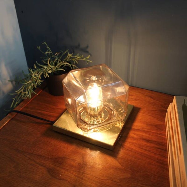 Vintage Lampe Glashütte Limburg