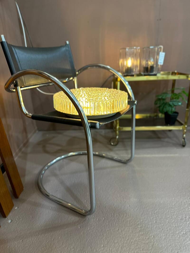 Vintage Deckenlampe, Wandlampe - Blasen, Pressglas 70er | 01097