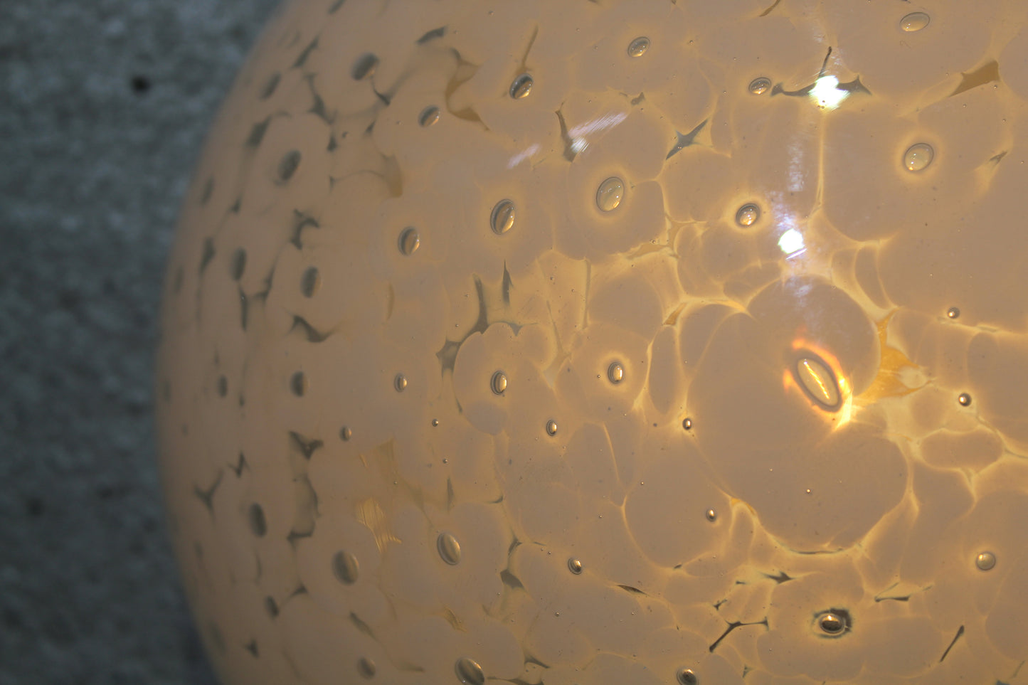 Vintage wandlamp, plafondlamp Muranoglas