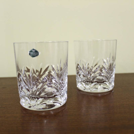 Vintage set kristallen whiskeyglazen - Klingenbrunn