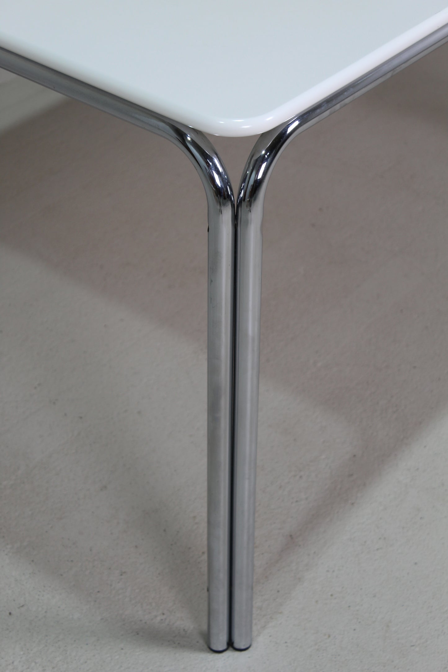 Vintage design eettafel, wit, TECTA jaren '70